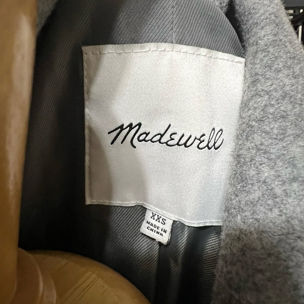 MADWELL Elmcourt Coat Heather Charcoal XXS 00 - Picture 8 of 10